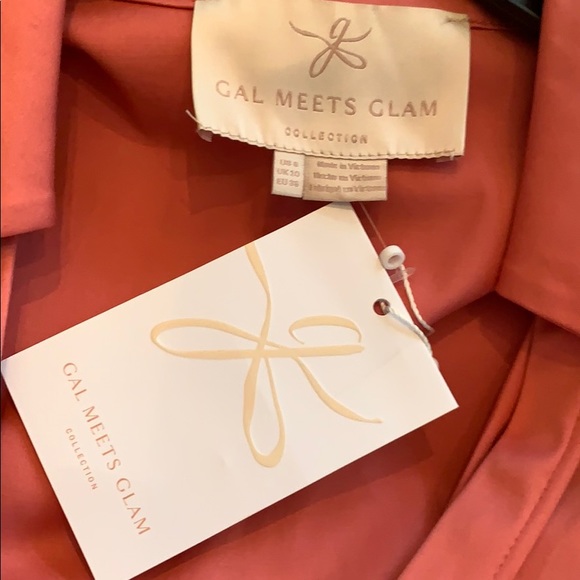 Gal Meets Glam Heather Wrap Fit & Flare Dress Pink - Picture 6 of 11